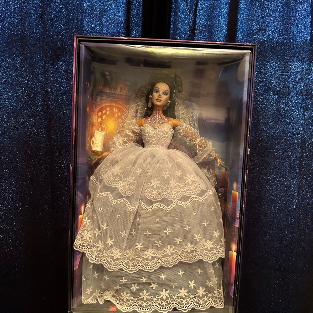 Barbie La LLorona Doll in White and Blue